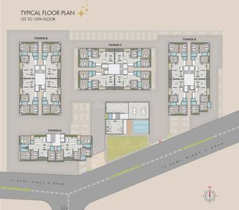 Project Image of 1040.87 - 1860.0 Sq.ft 3 BHK Apartment for buy in Amardeep Infinity