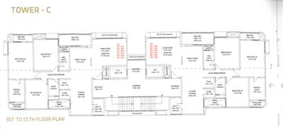 Project Image of 1615.23 - 2800.66 Sq.ft 3 BHK Apartment for buy in Octane Nilamber Bellissimo 4