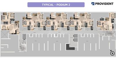 Project Image of 993.0 - 1424.0 Sq.ft 2 BHK Apartment for buy in Provident Bayscape