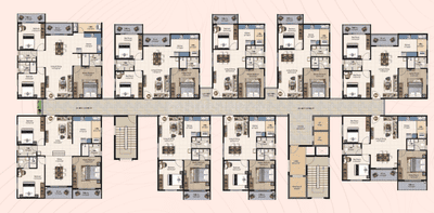 Project Image of 940.0 - 1680.0 Sq.ft 2 BHK Apartment for buy in Sanjeevini Aarna