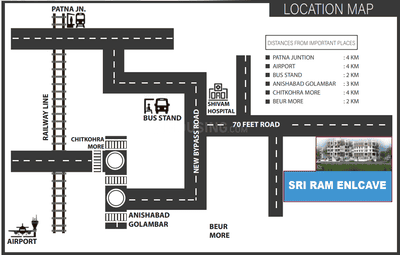 Project Image of 1550 Sq.ft 3 BHK Apartment / Flat for sale in Sipara for Rs. 8500000