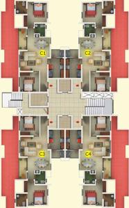 Project Image of 530.0 - 1459.0 Sq.ft 1 BHK Apartment for buy in Manjooran Scarlet
