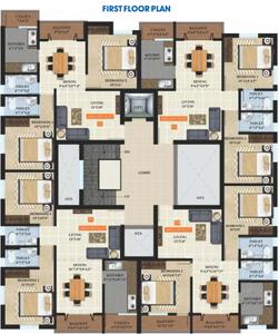 Project Image of 525.0 - 905.0 Sq.ft 1 BHK Apartment for buy in DCC Shrijith Kanmani