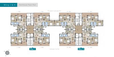 Project Image of 1232.0 - 1943.0 Sq.ft 2 BHK Apartment for buy in Puravankara Palm Beach