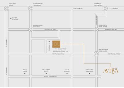 Project Image of 2360 Sq.ft 3 BHK Apartment / Flat for sale in Satellite for Rs. 18600000