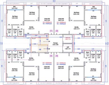 Project Image of 585.99 - 801.0 Sq.ft 2 BHK Apartment for buy in Mahan Residency