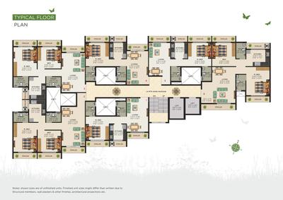 Project Image of 350.04 - 570.38 Sq.ft 1 BHK Apartment for buy in Creative Vedic Garden