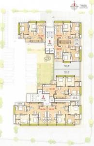 Project Image of 695.67 - 976.39 Sq.ft 2 BHK Apartment for buy in Siddhi Sandalwood Elegance