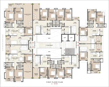 Project Image of 980.0 - 1628.0 Sq.ft 2 BHK Apartment for buy in Siyaram Avenues