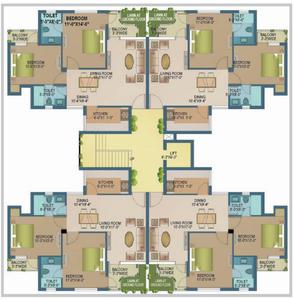 Project Image of 1100.0 - 1375.0 Sq.ft 2 BHK Apartment for buy in Sare Ebony Greens Phase 1