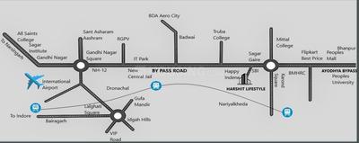 Project Image of 1150 Sq.ft 3 BHK Apartment / Flat for sale in Ayodhya Bypass for Rs. 3600000
