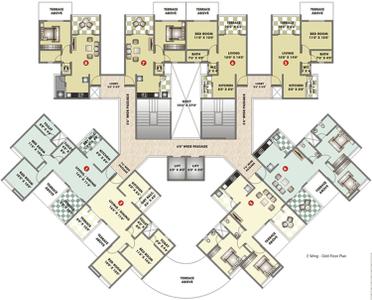 Project Image of 343.0 - 584.0 Sq.ft 1 BHK Apartment for buy in Ravinanda Skylights Wing C D E F And G