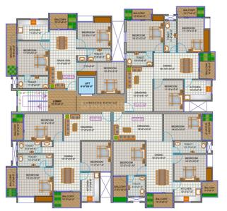 Project Image of 826.99 - 964.98 Sq.ft 3 BHK Apartment for buy in M Tech Shivay Arcade
