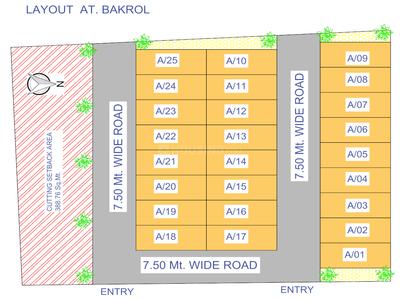 Krishna Park Layout Plan 1