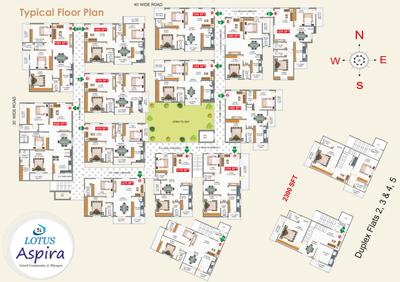 Project Image of 1175.0 - 2390.0 Sq.ft 2 BHK Apartment for buy in Lotus Aspira