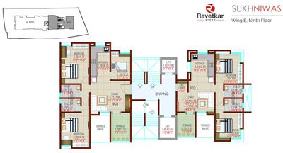Project Image of 692.0 - 1173.0 Sq.ft 2 BHK Apartment for buy in Ravetkar Sukhniwas
