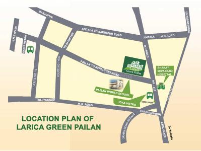 Project Image of 841.0 - 1059.0 Sq.ft 2 BHK Apartment for buy in Larica Green Pailan 2