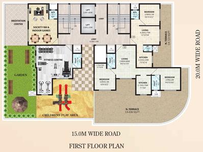 Project Image of 232.0 - 516.0 Sq.ft 1 BHK Apartment for buy in Tejas Sapphire