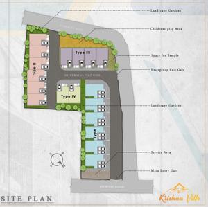 Project Image of 1981.0 - 2282.0 Sq.ft 3 BHK Bungalow for buy in Tenements Krishna Ville