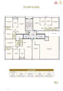 Project Image of 632.0 - 1068.0 Sq.ft 2 BHK Apartment for buy in Rudra Paradise