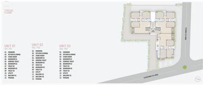 Project Image of 1163.04 - 1286.29 Sq.ft 3 BHK Apartment for buy in Krupa Ocean
