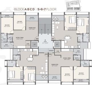 Project Image of 1422.0 - 1935.0 Sq.ft 2 BHK Apartment for buy in Shyam Enclave