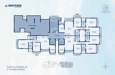 Project Image of 644.0 - 913.0 Sq.ft 2 BHK Apartment for buy in Mayfair Breeze