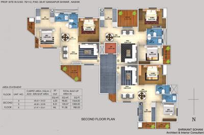 Project Image of 600.95 - 650.46 Sq.ft 2 BHK Apartment for buy in G K Samarth Gaurav