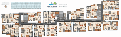 Project Image of 716.0 - 1084.0 Sq.ft 2 BHK Apartment for buy in CBR Sarasthira