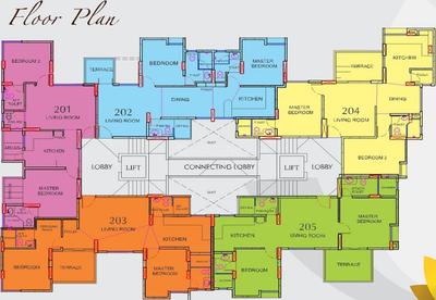 Project Image of 451.12 - 663.81 Sq.ft 2 BHK Apartment for buy in Golden Leaf