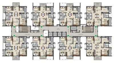 Project Image of 1600.0 - 1900.0 Sq.ft 3 BHK Apartment for buy in KSR Greens