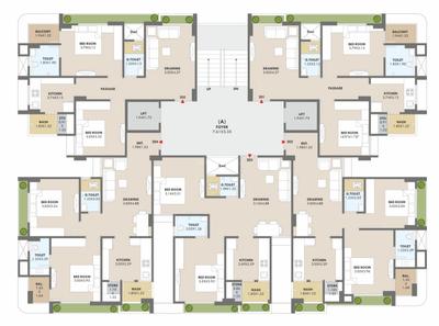 Project Image of 538.2 - 652.29 Sq.ft 2 BHK Apartment for buy in Khyber Heights