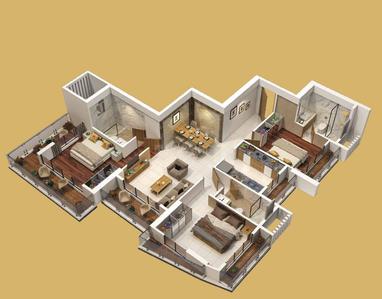 Project Image of 407.95 - 1189.52 Sq.ft 1 BHK Apartment for buy in Sanghvi Parsssva Excellensea