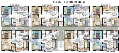 Project Image of 1015.0 - 1095.0 Sq.ft 2 BHK Apartment for buy in Manju Thilakavathi Enclave