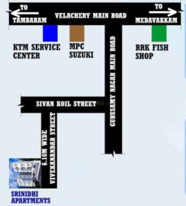 Srinidhi Apartments Location Plan 1