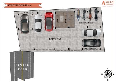Project Image of 950.0 - 1250.0 Sq.ft 2 BHK Apartment for buy in Aura Mudhra Phase 2