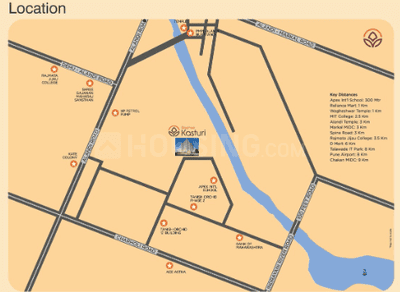 Project Image of 410.97 - 618.92 Sq.ft 1 BHK Apartment for buy in Raahi Kasturi Phase 2