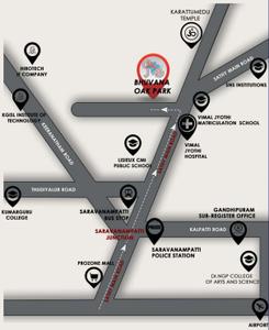 Project Image of 1098.0 - 1458.0 Sq.ft 2 BHK Apartment for buy in Bhuvana Oak Park