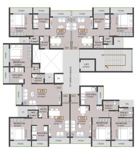 Project Image of 350.0 - 650.0 Sq.ft 1 RK Apartment for buy in Gajora Serenity Enclave