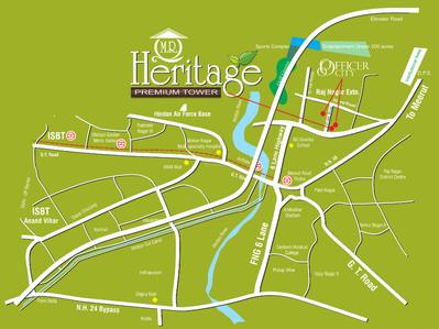 Project Image of 489.87 - 920.53 Sq.ft 2 BHK Apartment for buy in MR Heritage Tower