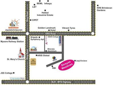 Project Image of 1200.0 - 4000.0 Sq.ft Residential Plot Plot for buy in Anuradha Shreyas Meadows