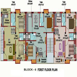 Project Image of 670.0 - 1040.0 Sq.ft 2 BHK Apartment for buy in AP Arichandra