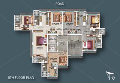 Project Image of 371.89 - 610.1 Sq.ft 1 BHK Apartment for buy in Aakar Padma Rekha CHSL