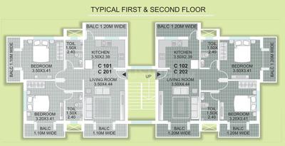 Project Image of 790.0 - 1113.0 Sq.ft 1 BHK Apartment for buy in Saldanha Green Valley Phase II
