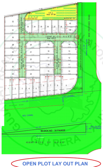 Nilkanthdham Society Layout Plan 1