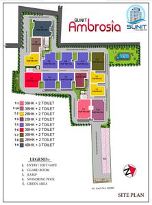 Project Image of 1125.0 - 2250.0 Sq.ft 2 BHK Apartment for buy in Ambrosia