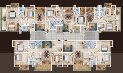 Project Image of 928.0 - 1946.0 Sq.ft 2 BHK Apartment for buy in Uttarayan Shreejoni II
