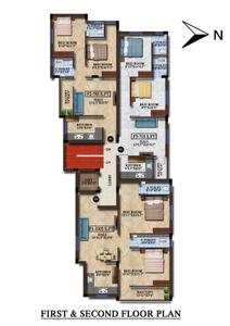 Project Image of 718.0 - 1296.0 Sq.ft 2 BHK Apartment for buy in Avittam Andal