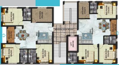 Project Image of 1335.0 - 1450.0 Sq.ft 3 BHK Apartment for buy in Pentagon Hillside