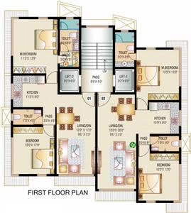 Project Image of 685.0 - 720.0 Sq.ft 2 BHK Apartment for buy in JPV Pratap Villa